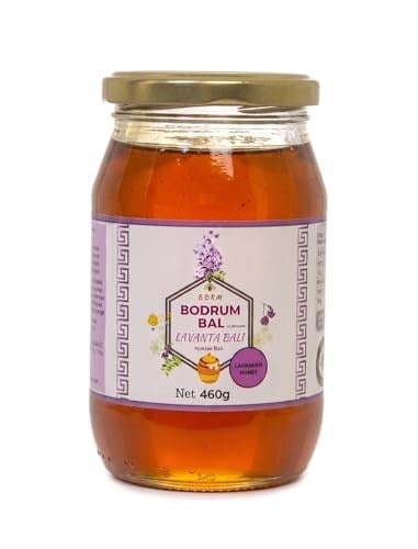 Bodrum Bal Lavanta Balı 460g,%100 Saf, Ham, Filtre edilmemiş, Güvenli, Doğal, Apiterapik, Cam Kavanoz