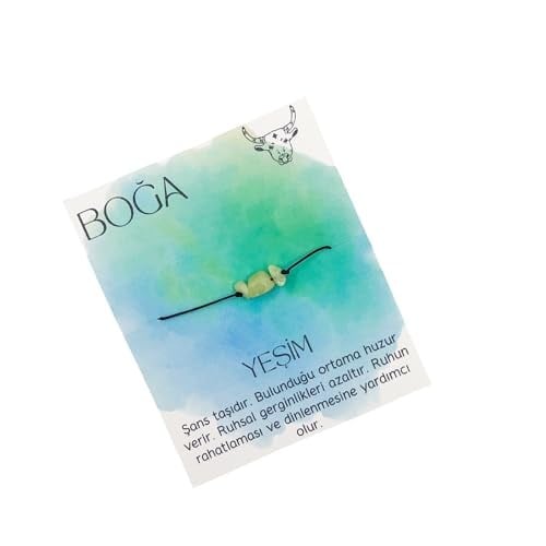 Boğa Burç Taşı Bilekliği