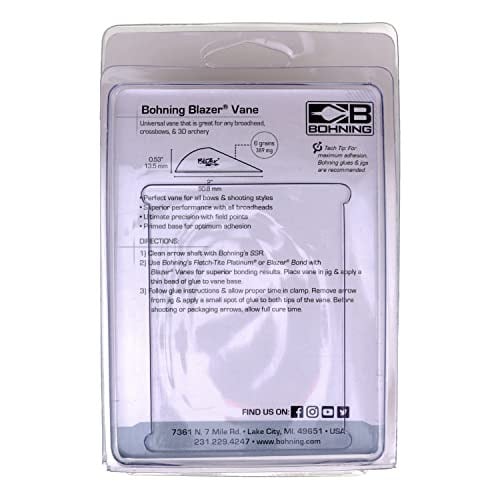 Bohning Blazer Vane, 50li Paket