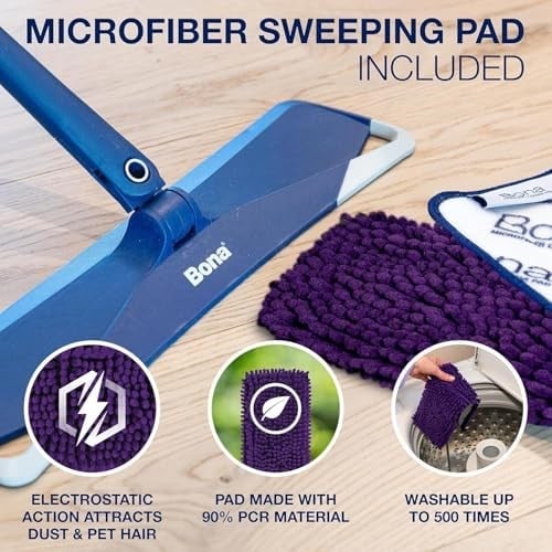 Bona® Çok Yüzeyli Zeminler için Pet Sistemi Premium Pet Mikrofiber Paspas