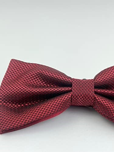 Bordo Kareli Erkek SATEN KUMAŞ PETEK DOKULU Papyon Bordo Tek Ebat Bordo Tek Ebat ars-473