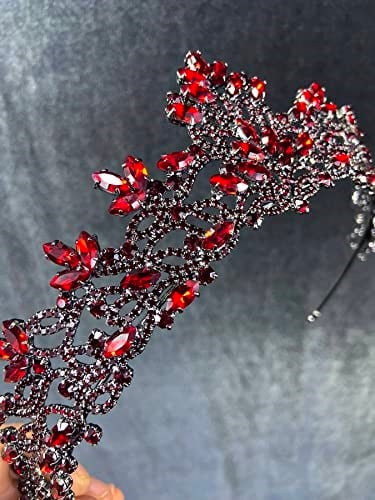 Bordo Melissa Model Kına Ve Gelin Tacı