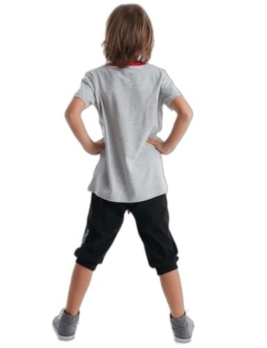 Born to Skate Erkek Çocuk T-shirt Kapri Şort Takım