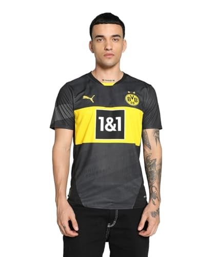 Borussia Dortmund Away Erkek Siyah Futbol Forma 77495602