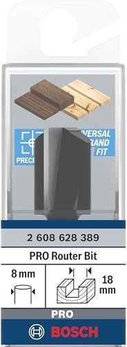Bosch 2 608 628 aksesuarı 389 kesici 8 mm, D1 18 mm, L 25 mm, G 56 mm - Seçenekler: Ø 5 mm, Ø 14 mm, Ø 16 mm, Ø 18 mm, Ø 20 mm, Ø 22 mm, L 19...