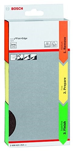 Bosch 2608621253 Zımpara Malzemesi, Sünger Zımpara Seti, Mavi (3 Parça) - Seçenekler: 1 adet, 1 x S471 Standard Block, 1 x S473 Standard-Teller...