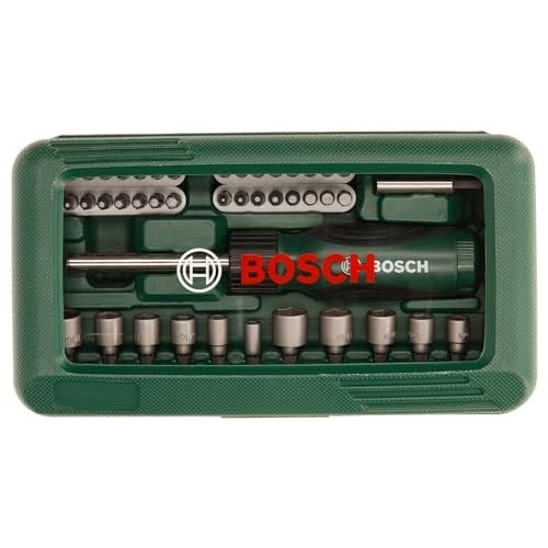 Bosch 46 Parça Tornavida, Vidalama Ve Lokma Uçlu Aksesuar Seti - 2607019504