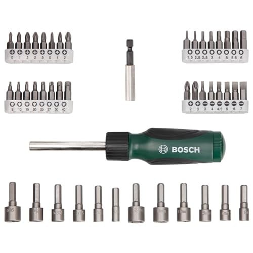 Bosch 46 Parça Tornavida, Vidalama Ve Lokma Uçlu Aksesuar Seti - 2607019504