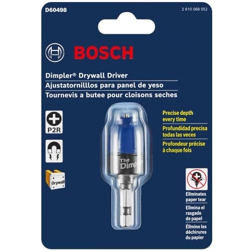 Bosch D60498 Drywall Dimpler Screw Setter, Number 2 Phillips