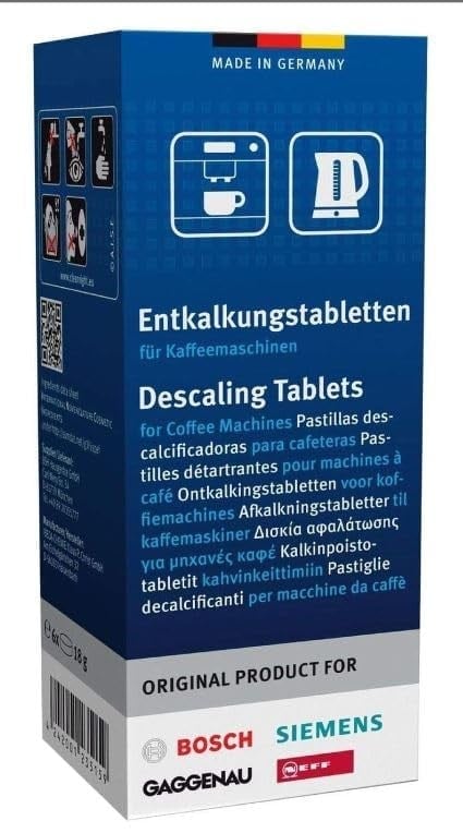 Bosch Entkalkungs tabletler için kahve makinesi ve elektrikli su kaynatıcı