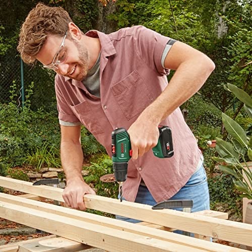 Bosch Home and Garden 06039D8005 EasyDrill 18V-40 akülü tornavida (2 akü 2,0 Ah, 18 Volt sistem, çantada)