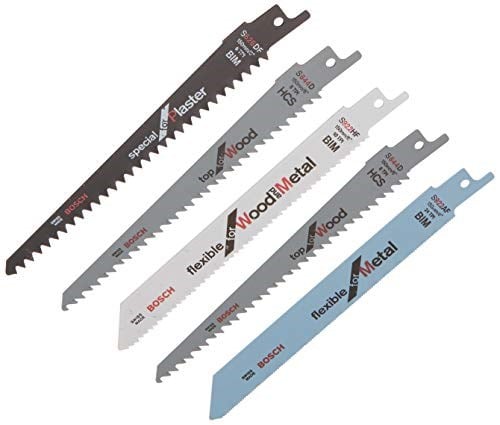 Bosch Home and Garden Akülü Panter Testere Keo için 5 Parça Panter Testere Bıçağı Seti, Yeşil