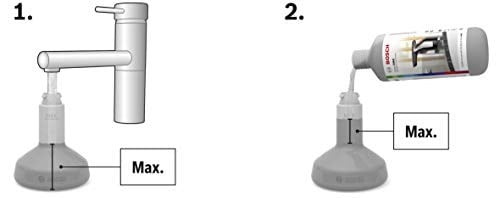 Bosch Home and Garden GlassVAC Akülü Cam Temizleme Makinesi ile Uyumlu Konsantre Deterjan, 550 ml