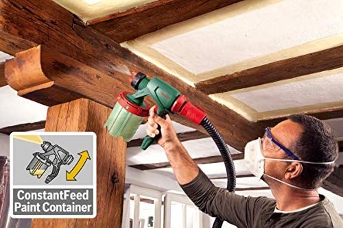 Bosch Home and Garden PFS 5000 E Elektrikli Boya Püskürtme Sistemi, 1.200 Watt, Vernik, Cila Ve Duvar Boyası İçin, Yeşil