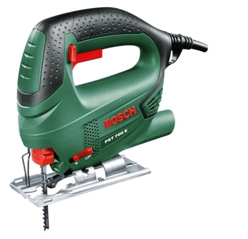 Bosch Home and Garden PST 700 Elektrikli Dekupaj Testeresi, 500 Watt, Taşıma Çantalı, Renk: Yeşil/Siyah, Dakikada 3000 devir, Hava üfleme fonksiyonu - Seçenekler: PST 700 E, PST 650