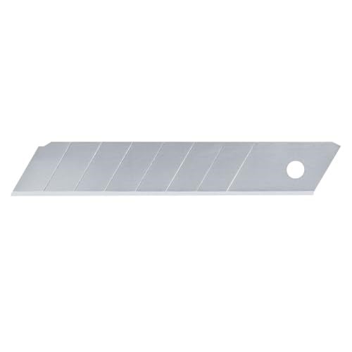 Bosch Kırma bıçağı 18 mm, 10 adet (maket bıçağı/maket bıçağı için yedek bıçaklar; yüksek kaliteli SK5 çelik; bıçak boyutu 18 mm; 7 kırma parça; saklama kutusu)