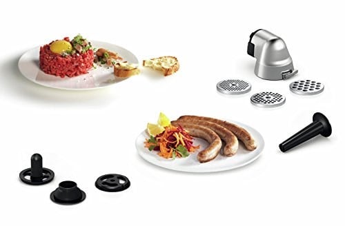 Bosch MUZ9HA1 Lifestyle set Hunting Adventure, kıyma makinesi, Wurststopfer, Kebbevorsatz, Lochscheiben 3,5 – 8 mm mutfak için optimum