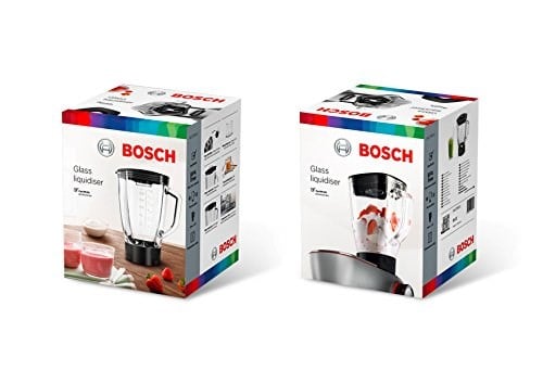 Bosch MUZ9MX1 Thermosafe Glasmixer paslanmaz çelik bıçak Yemek işleyici için optimum