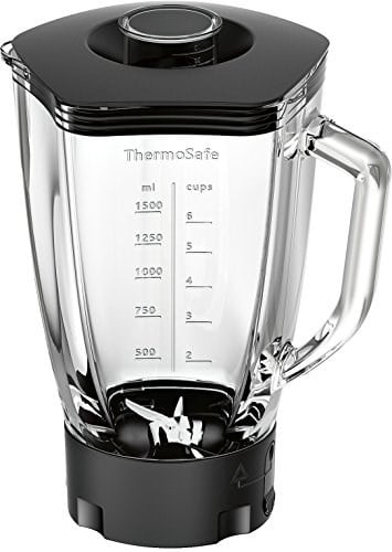 Bosch MUZ9MX1 Thermosafe Glasmixer paslanmaz çelik bıçak Yemek işleyici için optimum