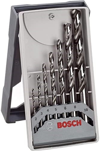 Bosch Professional 7 parça Mini X-Line metal matkap ucu seti (metal, HSS-G, taşlanmış, matkap aksesuarı) gri - Seçenekler: Ø 2-10 mm, Ø 2,6 mm, Ø 4,7 mm, Ø 5,3 mm, Ø 5,7 mm, Ø 6,6 mm...