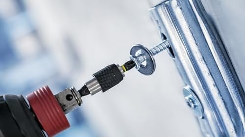Bosch Professional Accessories 2608522320 Hızlı Kilit Uç Tutucu (Darbe Kontrolü, 1/4 İnç Altıgen Şaft, Maymuncuk Ve Tıklama)