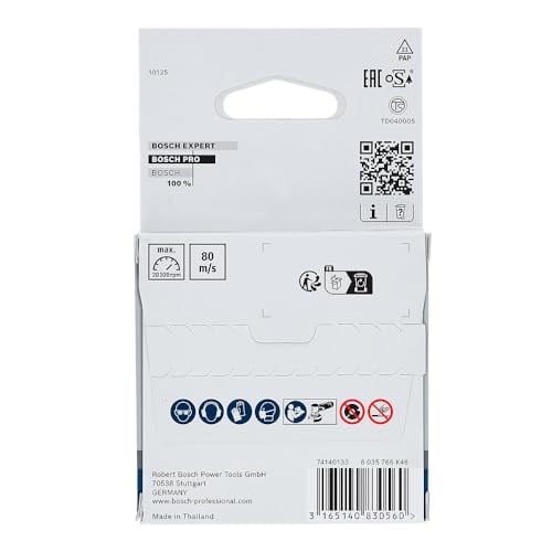 Bosch Professional Accessories 5 adet kesme diski (Inox uzmanı, 10 mm yuvalı açılı taşlama makinesi için aksesuar)