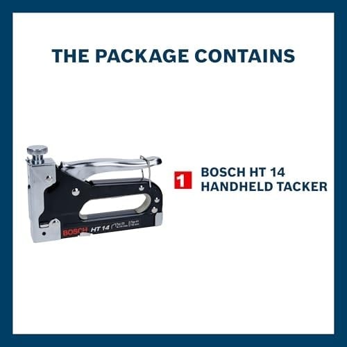 Bosch Professional Accessories 603038001 El Zımbası Ht 14 (Ahşap, Zımba Tipi 41), Siyah, 1 Adet