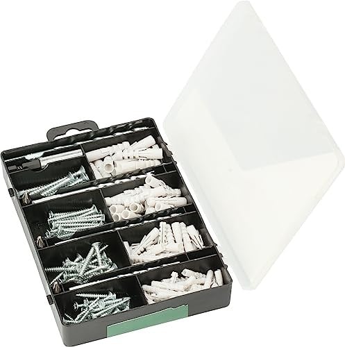 Bosch Professional Accessories Bosch Diy 173 Parça Aksesuar & Sabitleme Seti, Matkap ucu, Vidalama ucu, Vida, Dübel, Üniversal Tutucu, Yeşil