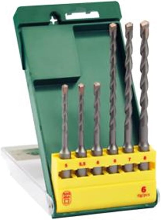 Bosch Professional Accessories Bsh019448 2607019448 Sds Plus Bohraufsatz-Seti, 6-Parçalı