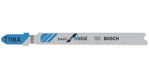 Bosch Professional Accessories Dekupaj Testeresi Bıçağı, Gri, 5 Adet