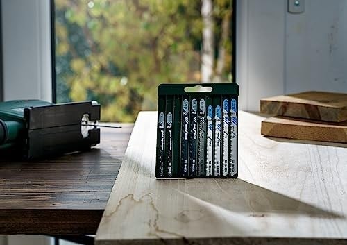 Bosch Professional Accessories Dekupaj Testere Seti, Yeşil, 10 Adet