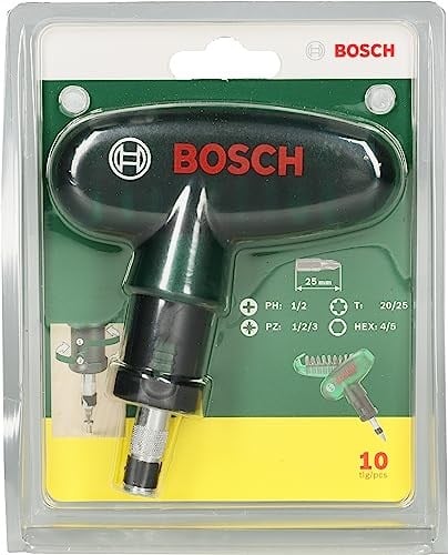 Bosch Professional Accessories Diy Circirli Tornavida Ve 9 Vidalama Ucu, Gri