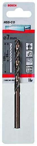 Bosch Professional Accessories Matkap ve Kırıcı Delici Uçları, Metal Matkap Ucu, Gri, 7 mm, 1 Adet - Bedenler: 1,5 mm, 2 mm, 3 mm, 4,5 mm, Ø 6,5 mm, 7 mm, 8,5 mm, 9 mm...