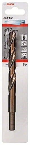 Bosch Professional Accessories metal matkap HSS-Cobalt, 2608585869, 0 watts, 0 volts - Bedenler: 1 mm, 2,5 mm, 3,5 mm, 4 mm, 4,2 mm, 5 mm, 5,5 mm, 8.5mm...
