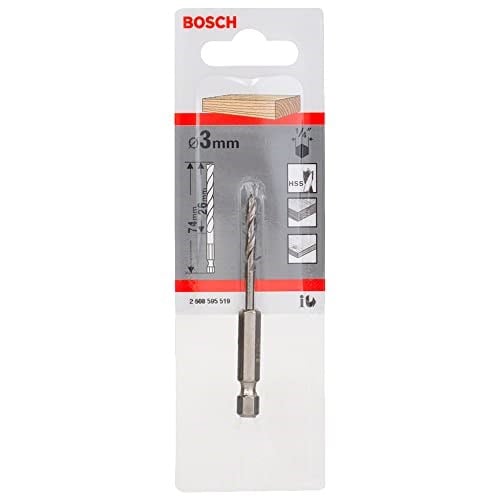 Bosch Professional Altıgen Şaftlı Ahşap Matkap Ucu 3 * 74 mm - Seçenekler: Durchmesser: 2/Gesamtlänge in mm: 62...
