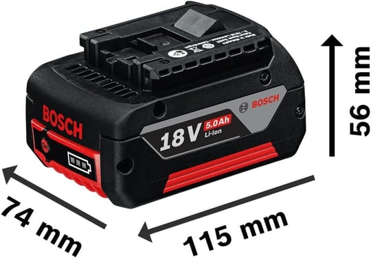 Bosch Professional GBA 18 Volt 5,0 Ah Li-Ion Akü