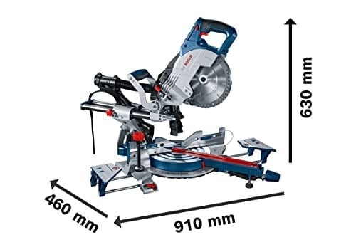 Bosch Professional GCM 8 SJL Gönye Kesme Makinesi (1.600 W, Kesme Kapasitesi: 70x312 mm, Bıçak çapı: 216 mm, Göbek çapı: 30 mm)