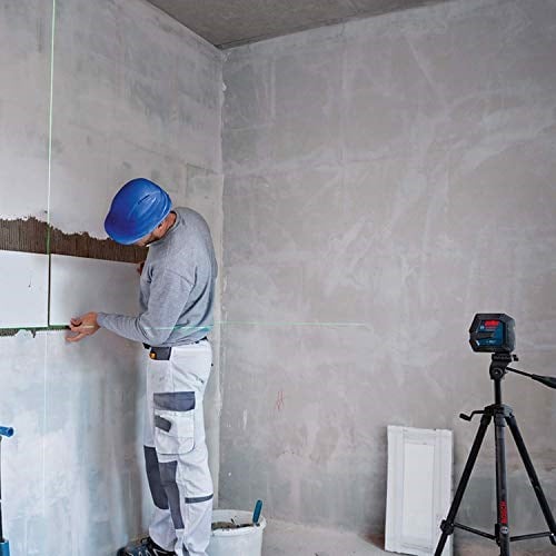 Bosch Professional GLL 2-15 G Çapraz Çizgi Lazeri, 15 metre, LB10 Universal Tutucu