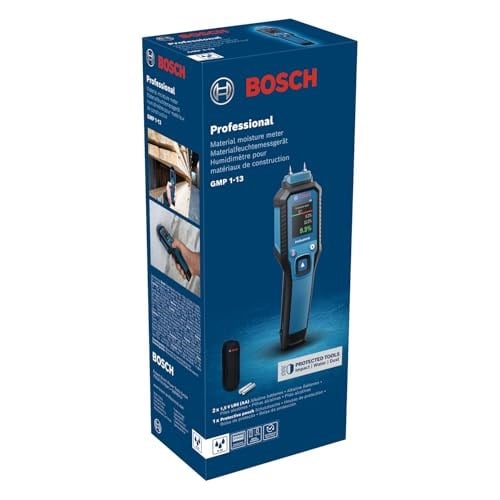 Bosch Professional GMP 1-13 Nem Ölçer Pin (2 x pil (AA), Yumuşak Saklama Çantası ile)