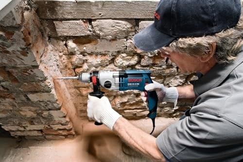 Bosch Professional GSB 24-2 Darbeli Matkap (1.100 W, Mandren Çapı: 1,5-13 mm, Betonda Delme Çapı: 24 mm)