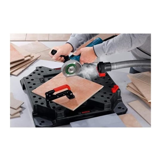 Bosch Professional GWS 1400 açılı taşlama makinesi 601824800, 1.400 W motor, 125 mm disk çapı, yuva flanşı, koruyucu kapak, germe somunu, iki delikli anahtar, kartonda