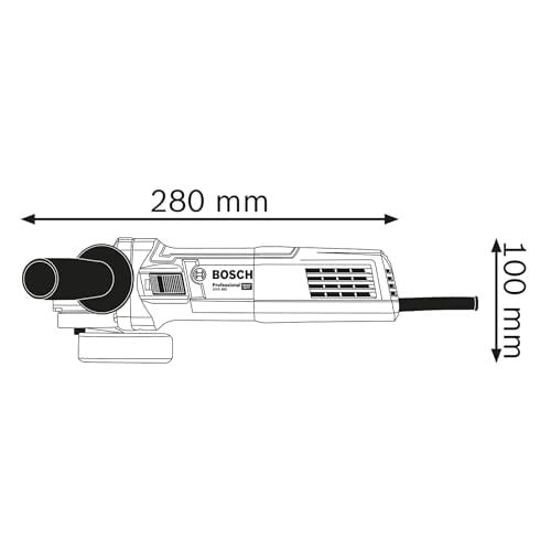 Bosch Professional GWS 880 açılı taşlama makinesi (880 Watt, disk çapı: 125 mm, rölanti devri: 11.000 dev/dak, kartonda)