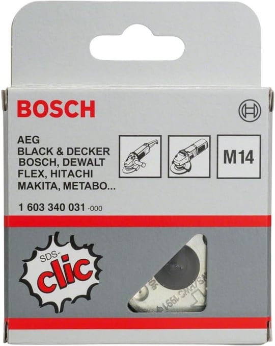 Bosch Professional Hızlı germe somunu SDS Clic M14 (Kalınlık: 14 mm, açılı taşlama makinesi aksesuarı dahil)