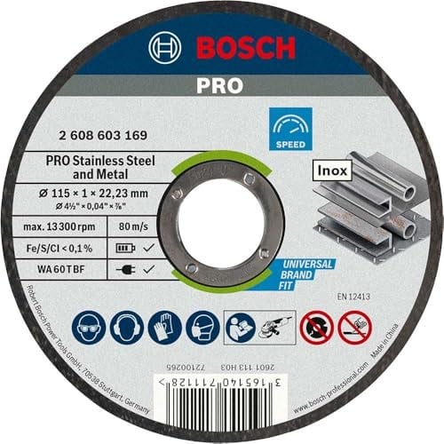 Bosch Professional Kesme Diski Düz Standart Inox Rapido için, 2608603254