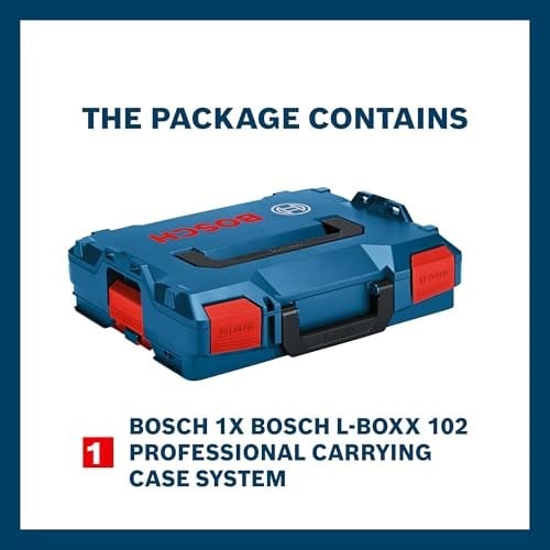 Bosch Professional L-BOXX 102 Taşıma ve Saklama Ekipmanı (Sortimo sistemiyle tüm L-Boxx çantalarla uyumludur)