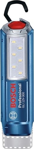 Bosch Professional pil lamba GLi 12 V-300 (pil, karton, 12 Volt, ışık akımı: 300 Lümen)