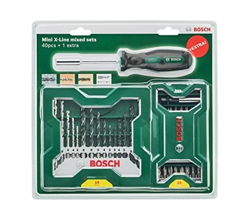 Bosch - X-Line 15 Parça Delme & 25 Parça Vidalama Ucu Seti + Tornavida