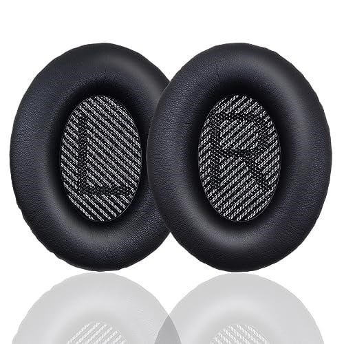 Bose QuietComfort 35 (QC35) ve Quiet Comfort 35 II (QC35 ii) Kulaklıklar için Yedek Kulak Pedleri, Yedek Kulak Pedleri Yastıkları Bellek Gürültü Yalıtımlı Kulaklık Kılıfları Köpük Yumuşak Deri