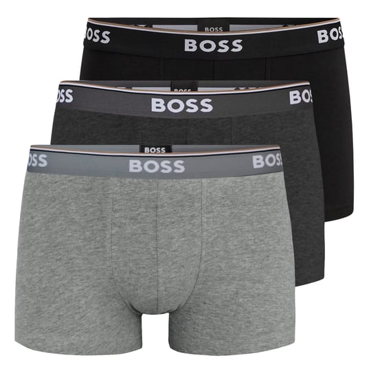BOSS Erkek Trunk, 3lü paket Power, -061 Siyah/Antrasit / Gri, M