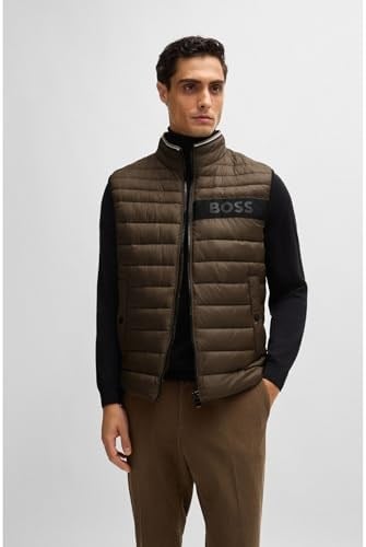 Boss Su Geçirmez Regular Fit Dik Yaka Yelek Erkek YELEK 50464300 260